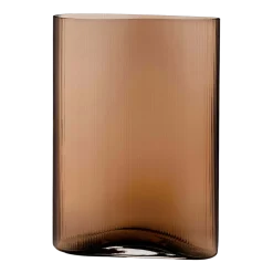 Grand vase caramel Mist - Nude Glass