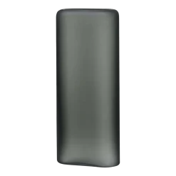 Grand vase noir Layers - Nude Glass
