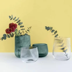 Grand vase transparent Opti - Nude Glass