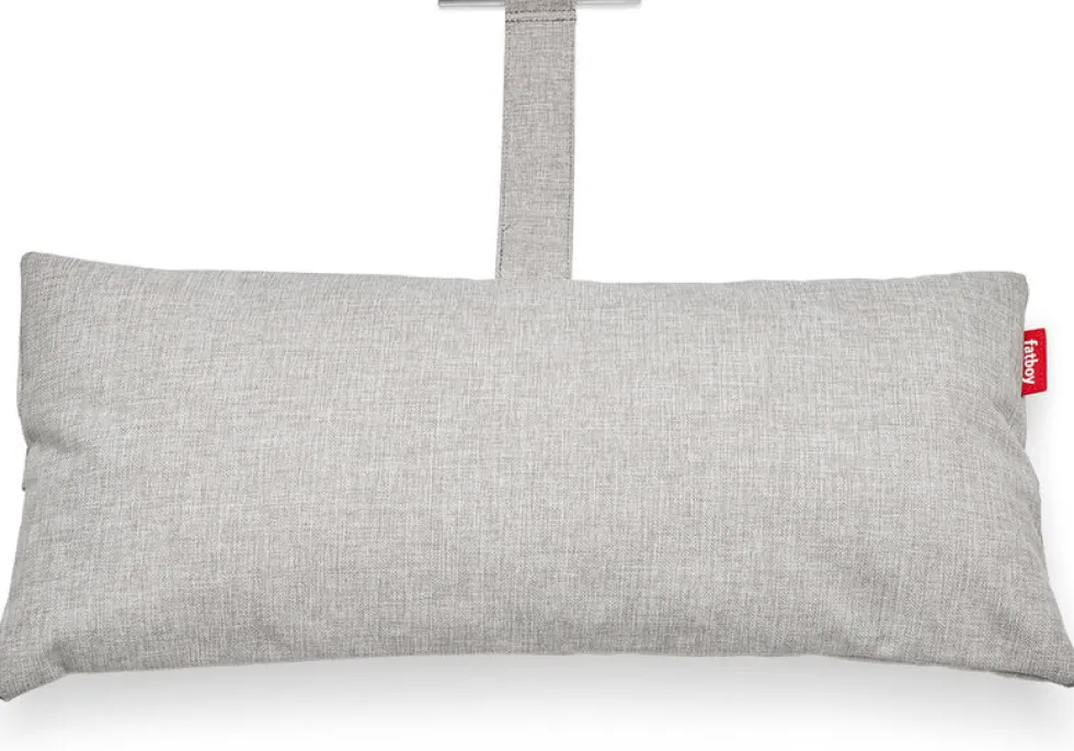 Hamac en acier noir et tissu gris mist avec coussin 270x138x110cm Headdemock Superb Deluxe - Fatboy