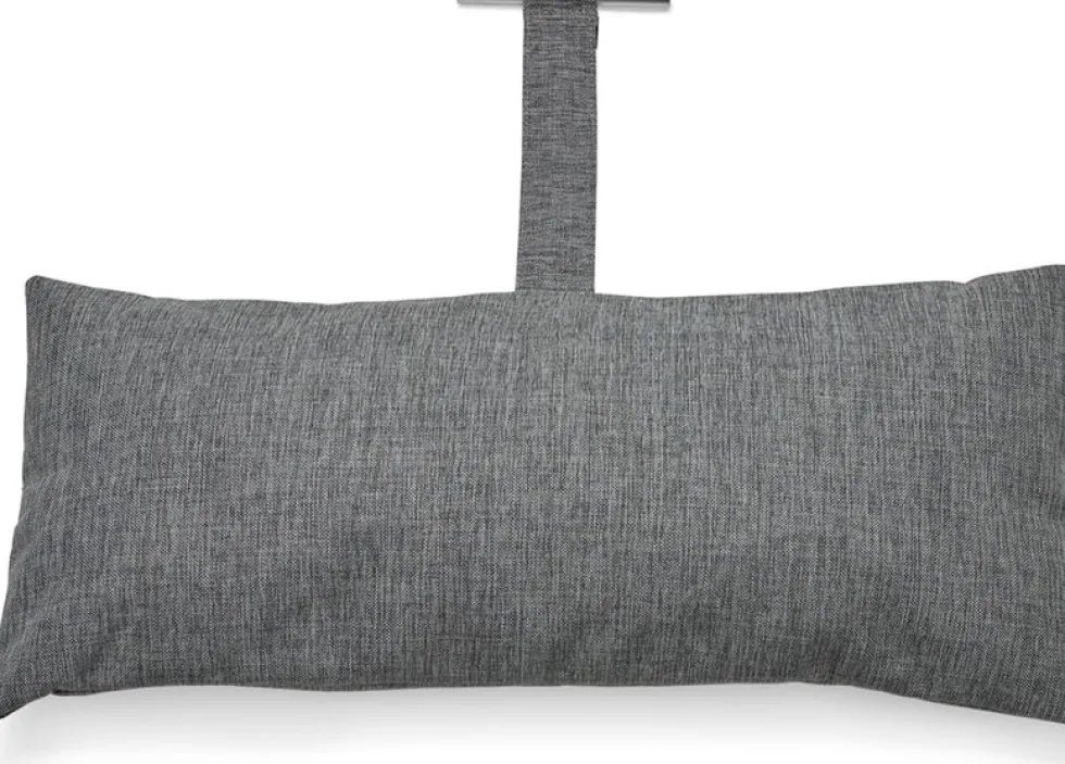 Hamac en acier noir et tissu gris rock avec coussin 270x138x110cm Headdemock Superb Deluxe - Fatboy