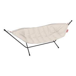 Hamac en acier noir et tissu sahara 270x138x110cm Headdemock Superb - Fatboy