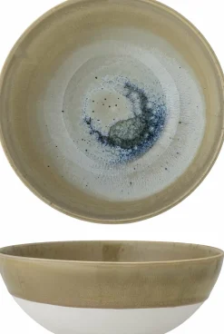 Heather Bowl Green Stoneware - Bloomingville