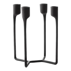 Heima 4armed Candlestick noir - Normann Copenhagen