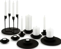 Heima 4armed Candlestick noir - Normann Copenhagen