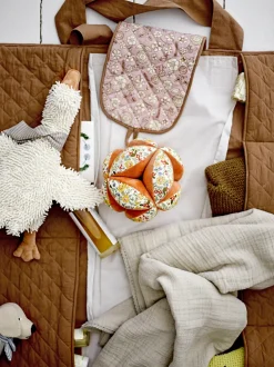 Hochet Venke Orange Coton - Bloomingville Mini