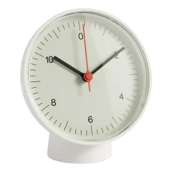 Horloge de table blanche 13 cm - HAY