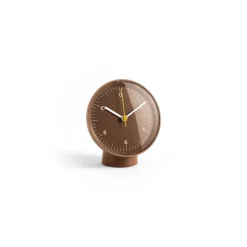 Horloge de table en métal marron 13 cm - HAY