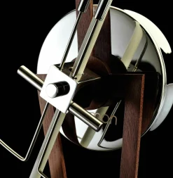 Horloge murale argentée Cris N - Nomon