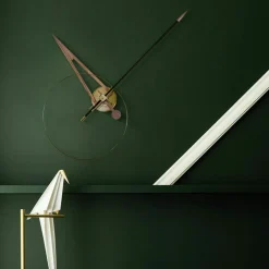 Horloge murale dorée Cris G - Nomon