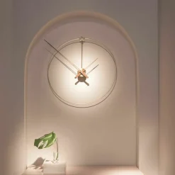 Horloge murale dorée New Anda G - Nomon