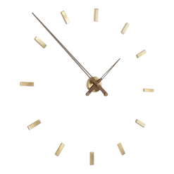 Horloge murale dorée 12 signaux horaires Tacón G - Nomon