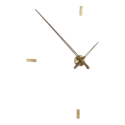Horloge murale dorée 4 signaux horaires Tacón G - Nomon