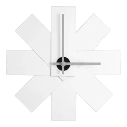 Horloge murale en métal blanche Watch Me - Normann Copenhagen