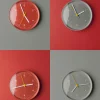 Horloge murale en métal gris 26,5cm - HAY