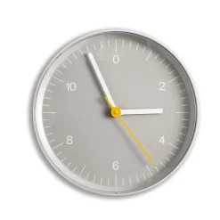 Horloge murale en métal gris 26,5cm - HAY