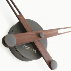 Horloge murale grise 4 signaux horaires 125 cm Merlín T - Nomon