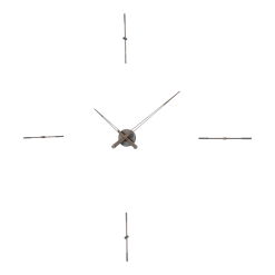Horloge murale grise 4 signaux horaires 125 cm Merlín T - Nomon