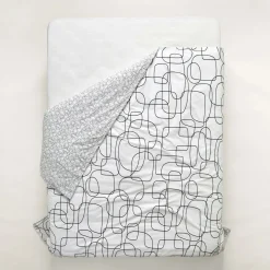 Housse De Couette Ariana Blanc Et Noir - Madura