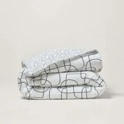 Housse De Couette Ariana Blanc Et Noir - Madura