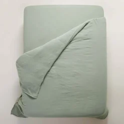 Housse De Couette Lou Vert Sauge - Madura
