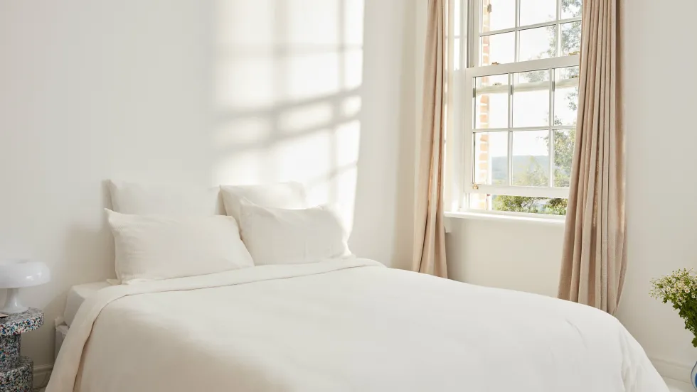 Housse de couette milk en gaze de coton 200 x 200 cm - The Cool Republic