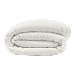 Housse de couette milk en gaze de coton 140 x 200 cm - The Cool Republic