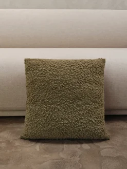Housse de coussin en laine olive 50x50cm Moor - Ferm Living