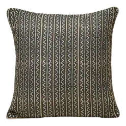 Housse De Coussin Malia Blanc Et Noir - Madura