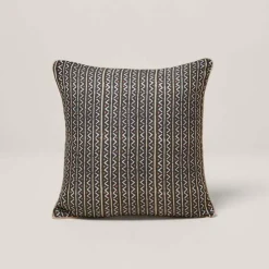 Housse De Coussin Malia Blanc Et Noir - Madura