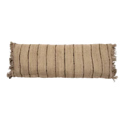 Housse de coussin noir et beige Oh My Gee - Bazar Bizar