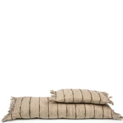 Housse de coussin noir et beige Oh My Gee - Bazar Bizar