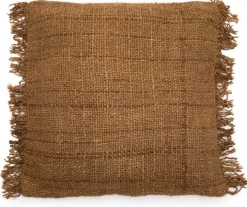 Housse de coussin 60 x 60 cm brun Oh My Gee - Bazar Bizar