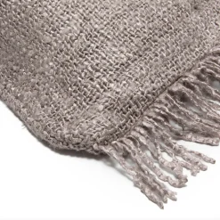 Housse de coussin 60 x 60 cm gris perle Oh My Gee - Bazar Bizar