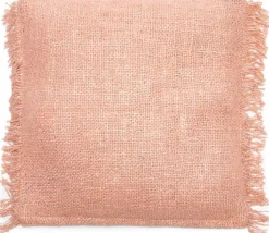 Housse de coussin 60 x 60 cm rose saumon Oh My Gee - Bazar Bizar
