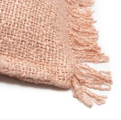 Housse de coussin 60 x 60 cm rose saumon Oh My Gee - Bazar Bizar