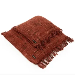 Housse de coussin 40 x 40 cm rouge cerise Oh My Gee - Bazar Bizar