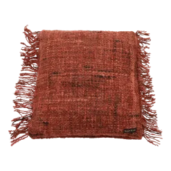 Housse de coussin 40 x 40 cm rouge cerise Oh My Gee - Bazar Bizar