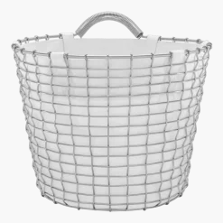 Housse en tissu blanc pour panier 24 L Basket Liner - KORBO