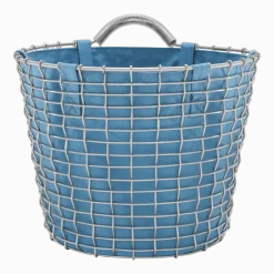 Housse en tissu bleu pour panier 16 L Basket Liner - KORBO