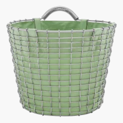 Housse en tissu vert pour panier 16 L Basket Liner - KORBO
