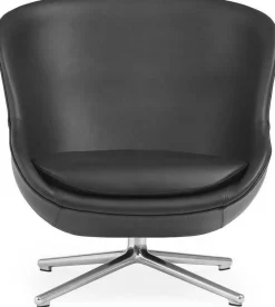 Hyg Lounge Chair Low Swivel Alu - Normann Copenhagen