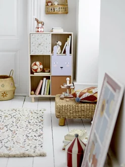 Illustration Nuala Avec Cadre Pin Blanc - Bloomingville Mini