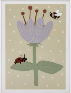 Illustration Numa Avec Cadre Pin Blanc - Bloomingville Mini