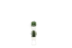Jardinière en aluminium blanc 100x120x29cm Greens Duo - Maiori