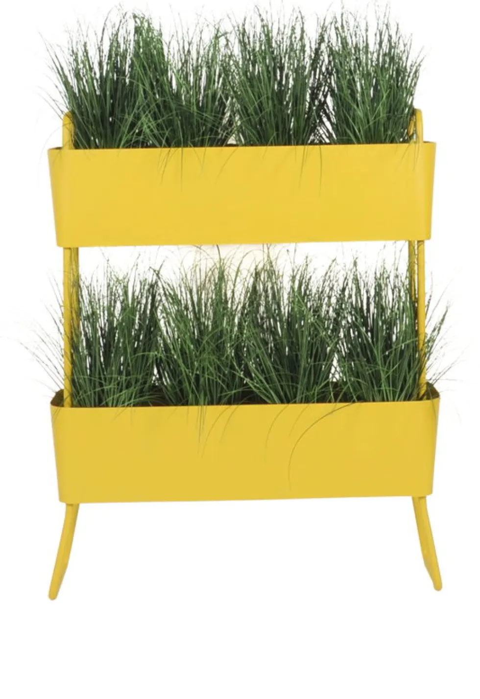 Jardinière en aluminium moutarde 100x120x29cm Greens Duo - Maiori