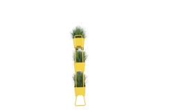 Jardinière en aluminium moutarde 100x208x29cm Greens Trio - Maiori
