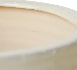 Jardinière en grès crème - HKLIVING