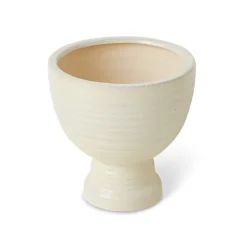 Jardinière en grès crème - HKLIVING