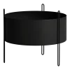 Jardinière sur pied médium en métal noir 20litres - Woud